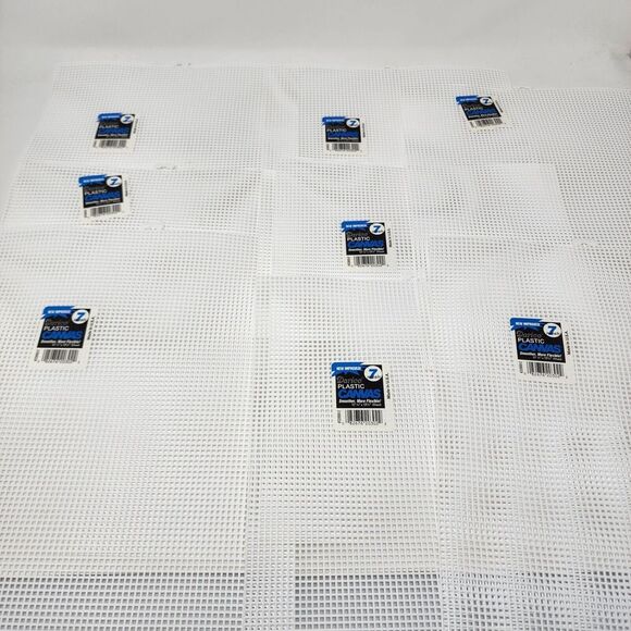 Plastic Canvas Snow Village American School of Needlework Incomplete 3088 - Picture 10 of 13